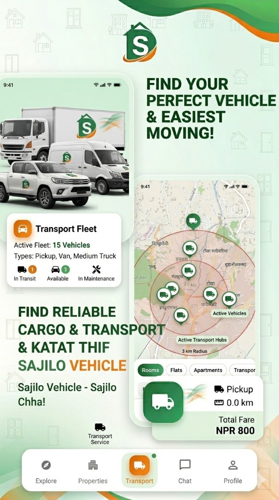 Sajilodera app screenshot